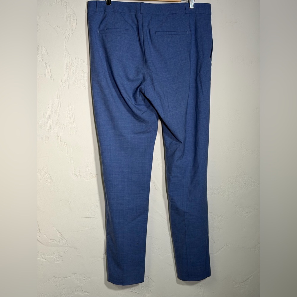 Banana Republic Ryan Blue Trousers 12 Long - Picture 6 of 16